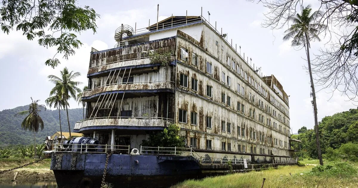 Inside Thailand’s Abandoned Ghost Ship Hotel: A Luxury Dream Turned to Ruin