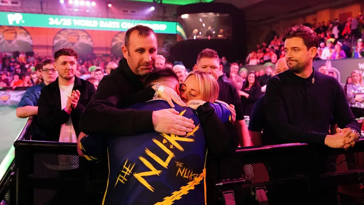 Luke Littler Breaks Down in Tears After World Darts Championship Win