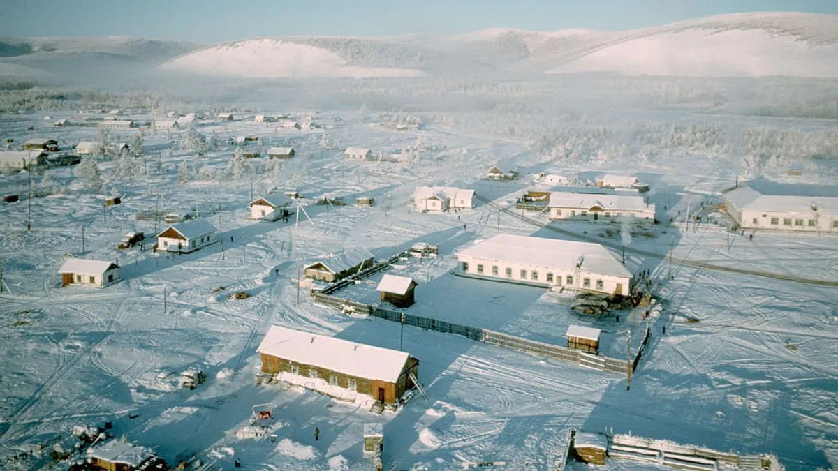 Inside the World's Coldest Village: Oymyakon Where Temperatures Plunge to -71°C