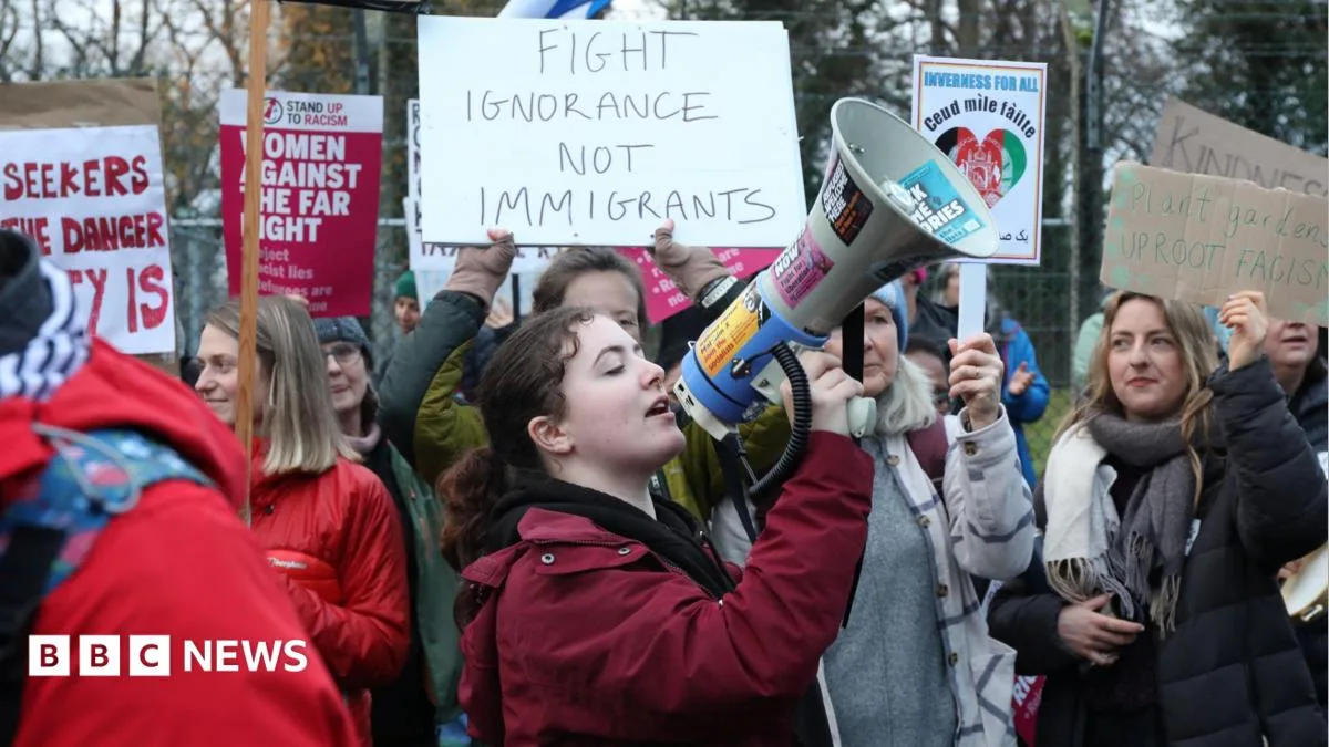 Opposing Rallies Held Over Inverness Asylum Seeker Barracks Plan