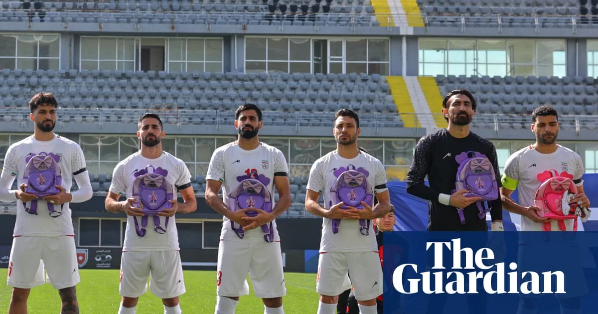 Iran Footballers Protest Schoolgirl Deaths with Schoolbags Before Nigeria Match