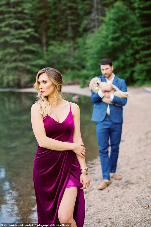 Man Proposes to Girlfriend with Golden Retriever Puppy in Montana Park