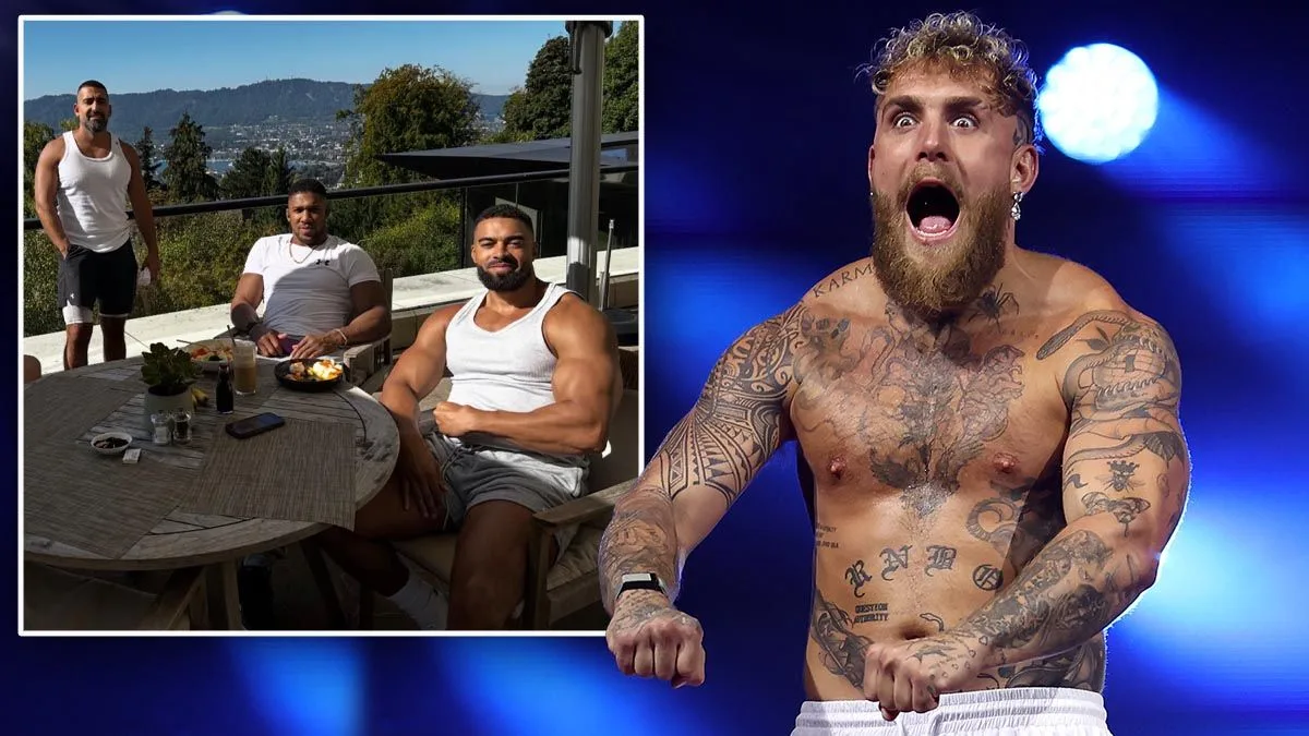 Jake Paul Pays Tribute to Anthony Joshua's Late Friends with Ring Canvas Gesture