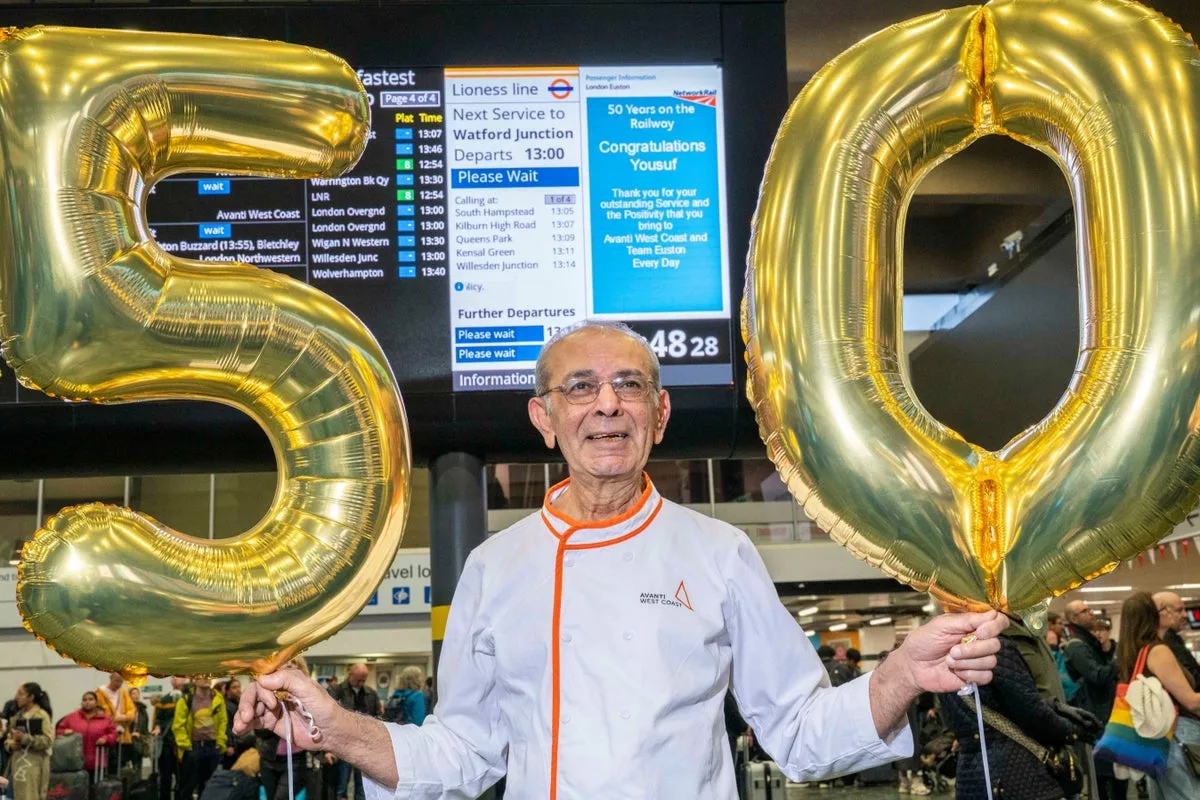 Avanti West Coast Chef Marks 50 Years on Railway, Once Impressed Jamie Oliver