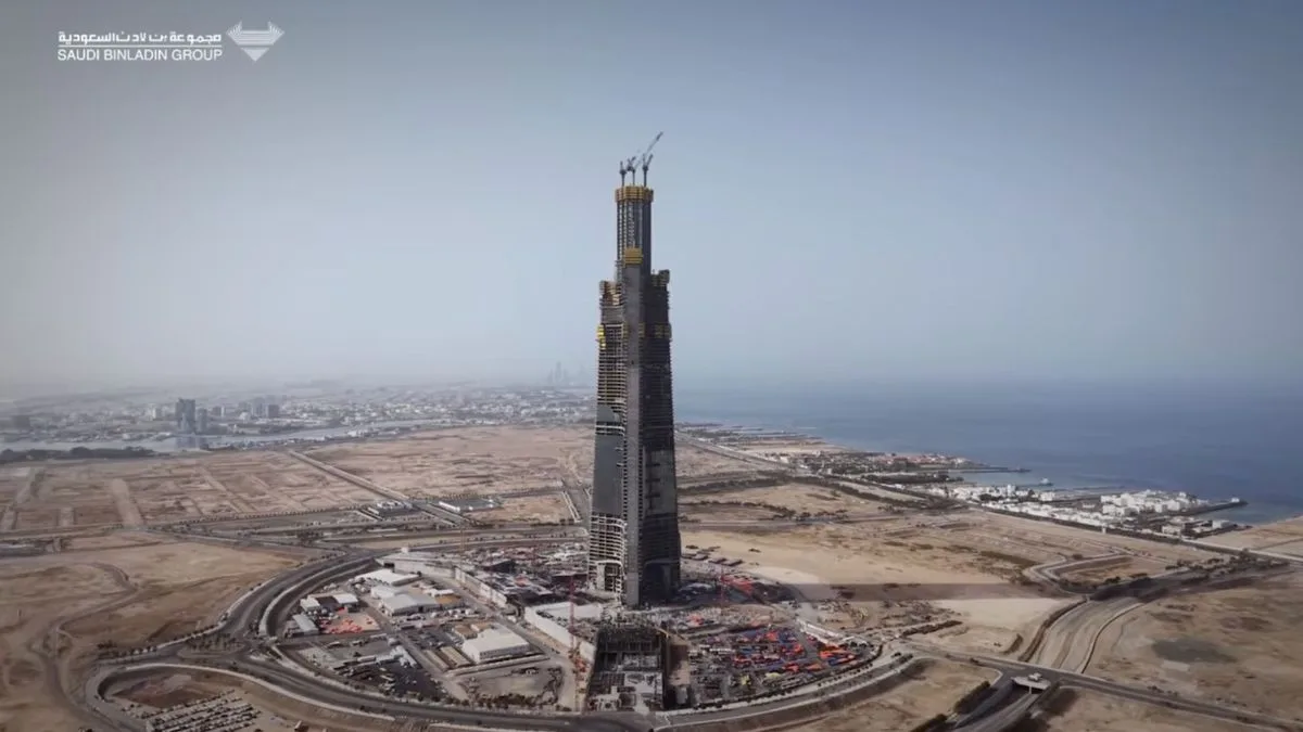 Jeddah Tower: World's First Kilometre-Tall Skyscraper Takes Shape