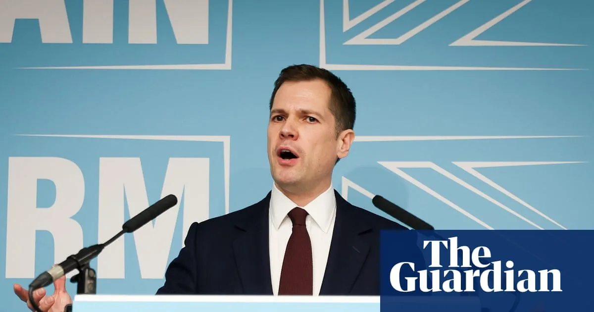 Jenrick Defects to Reform After Being Sacked by Badenoch