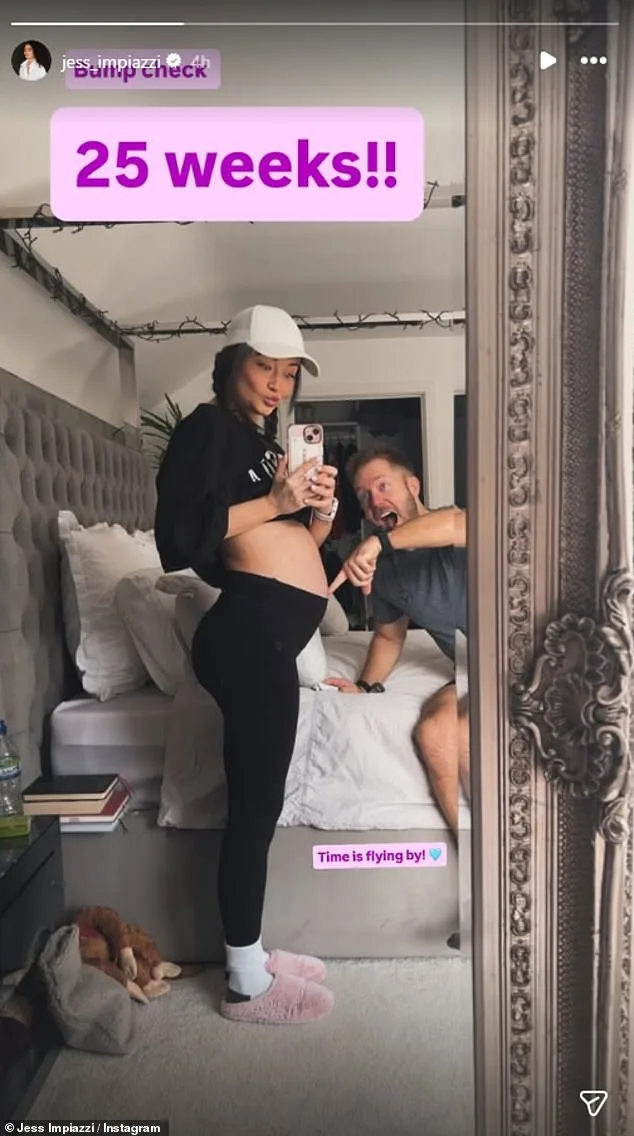 Jess Impiazzi Shows Off Baby Bump at 25 Weeks, Expecting 'Miracle' Boy in May