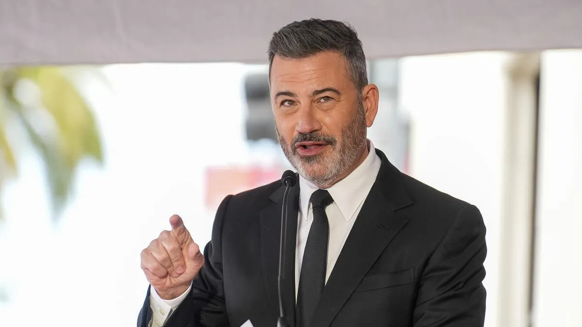 Jimmy Kimmel Cries and Calls Adam Carolla His ‘Life Partner’ at Hollywood Walk of Fame Ceremony