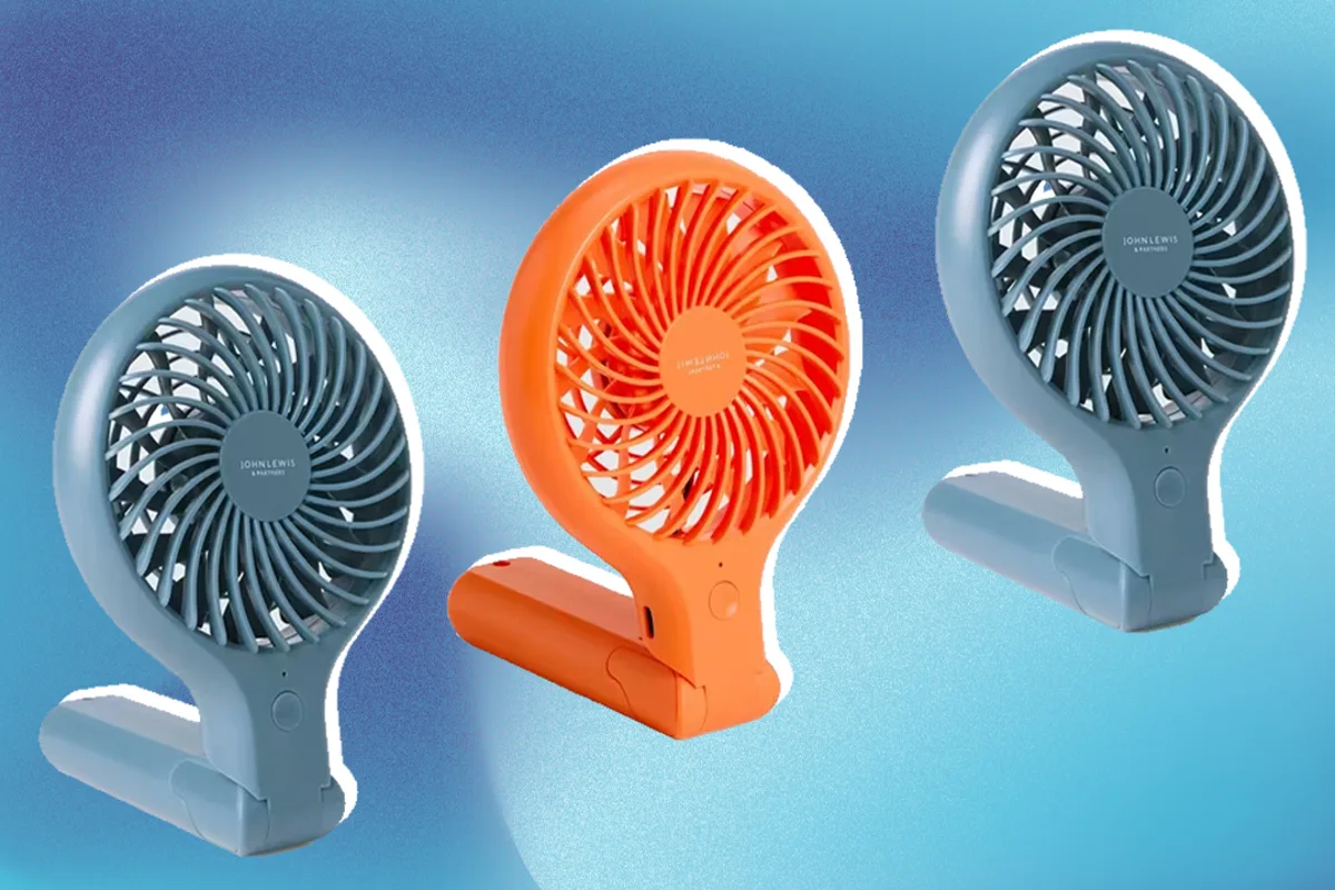 John Lewis’s £12 Handheld Fan: A Near-Silent, Rechargeable Summer Essential