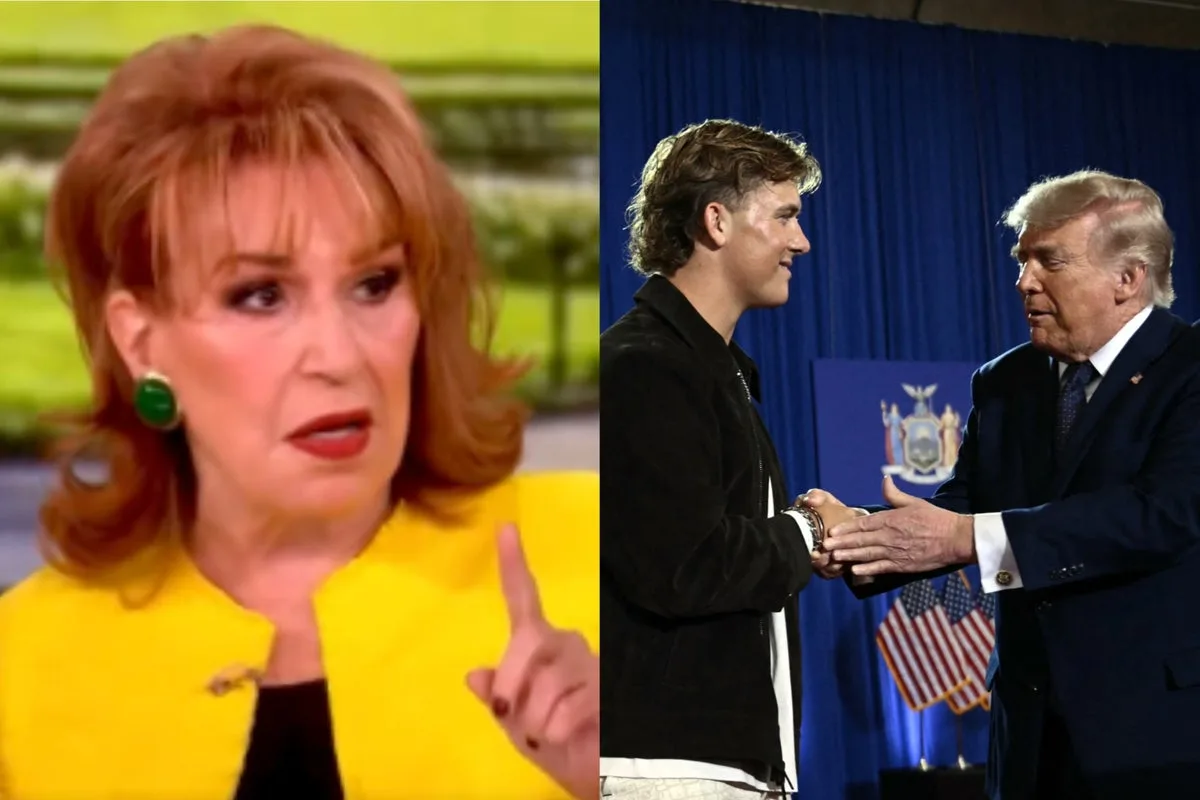 Joy Behar Calls Giants QB Jaxson Dart 'Stupid and Racist' Over Trump Endorsement
