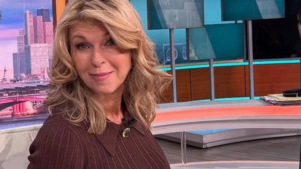 Kate Garraway's M&S Lace Blouse Brings Naked Dress Trend to the Office