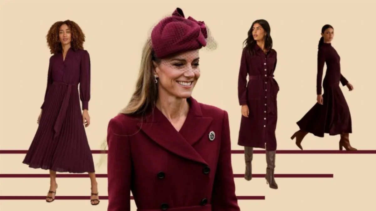 Kate Middleton's Burgundy Coat Dress: Get the Regal Look for Less