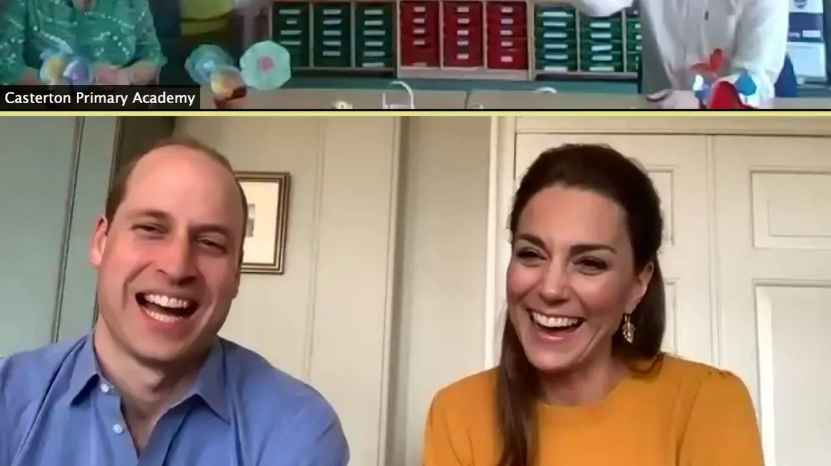 Kate and William Surprise Key Workers' Children with Video Call