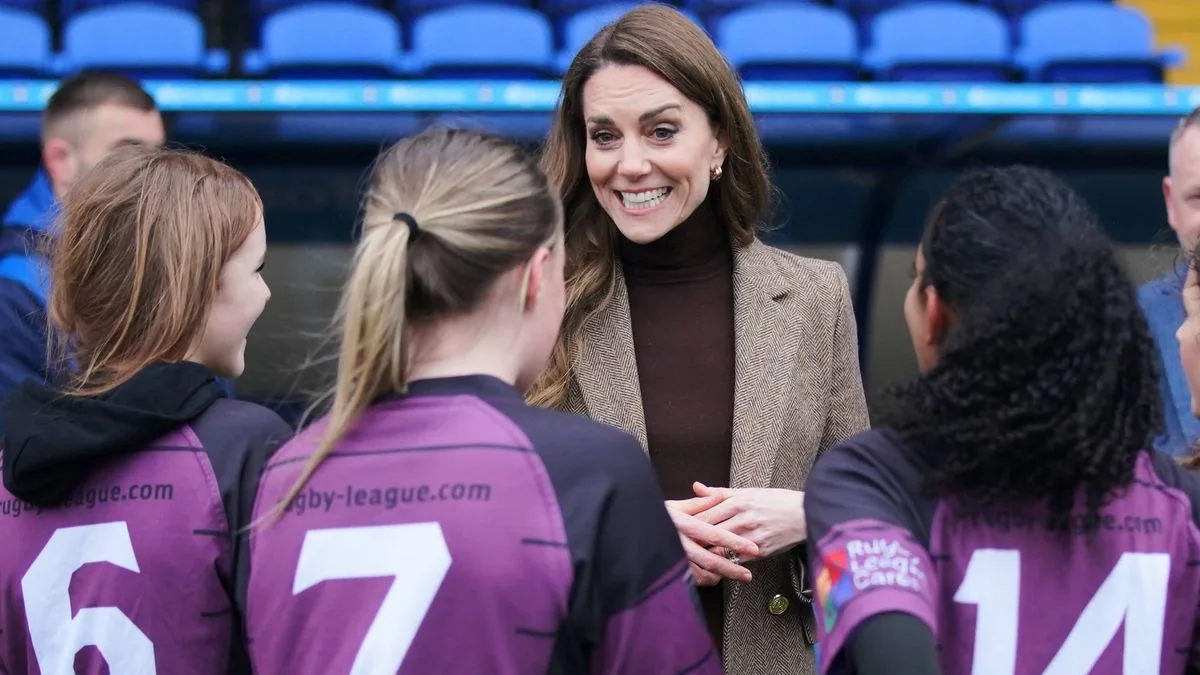 Princess Kate Praises Rugby League's Community Spirit in Wakefield