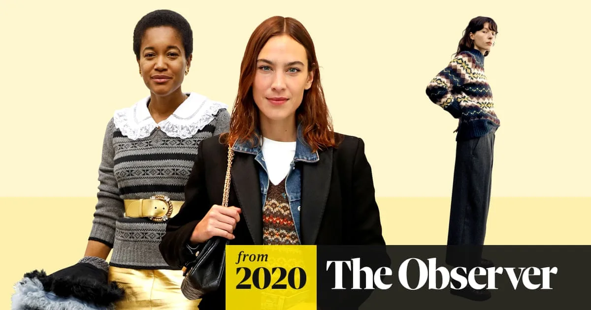 Fair Isle Knitwear Trend: Cottagecore Style Dominates Season