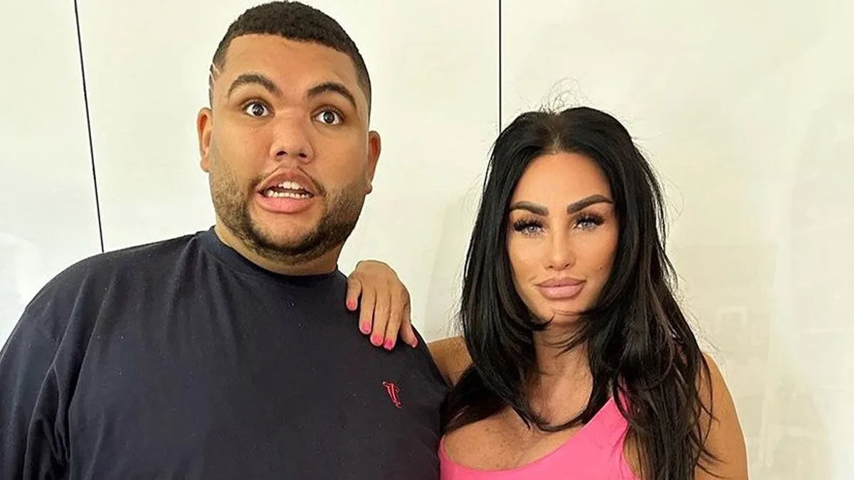 Katie Price reveals son Harvey left with limp after fall at home