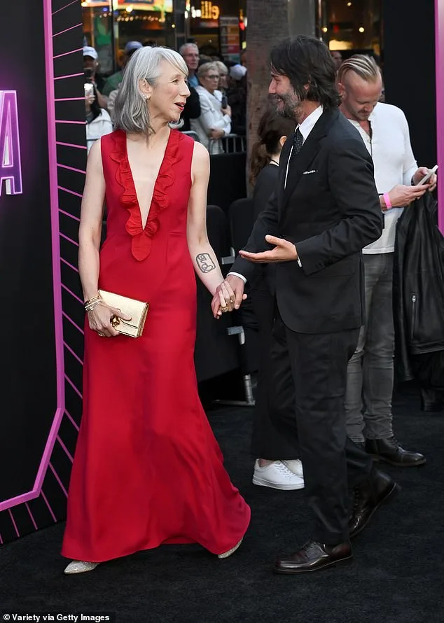 Keanu Reeves and Alexandra Grant Make Rare Red Carpet Appearance at 'Ballerina' Premiere