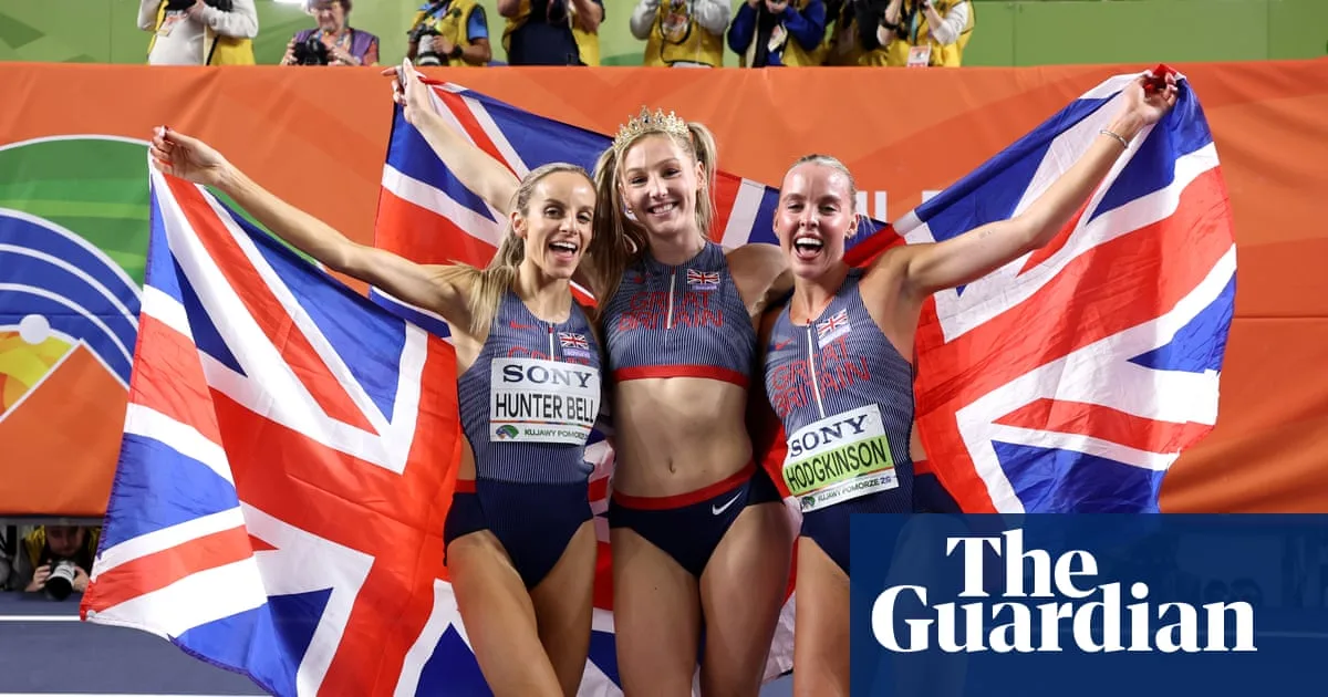 GB Strike Golden Treble at World Indoors with Hodgkinson, Hunter Bell and Caudery