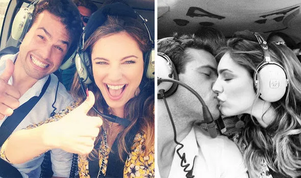 Kelly Brook and Jeremy Parisi Enjoy St Tropez Birthday Getaway