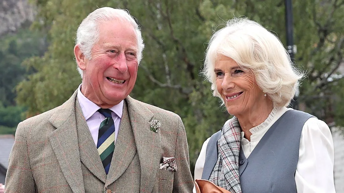 King Charles drives himself and Queen Camilla to church at Balmoral