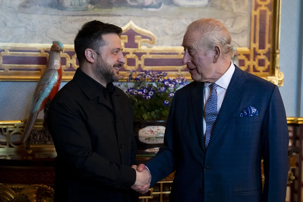 King Charles Hosts Zelensky at Buckingham Palace Ahead of New Defence Deal