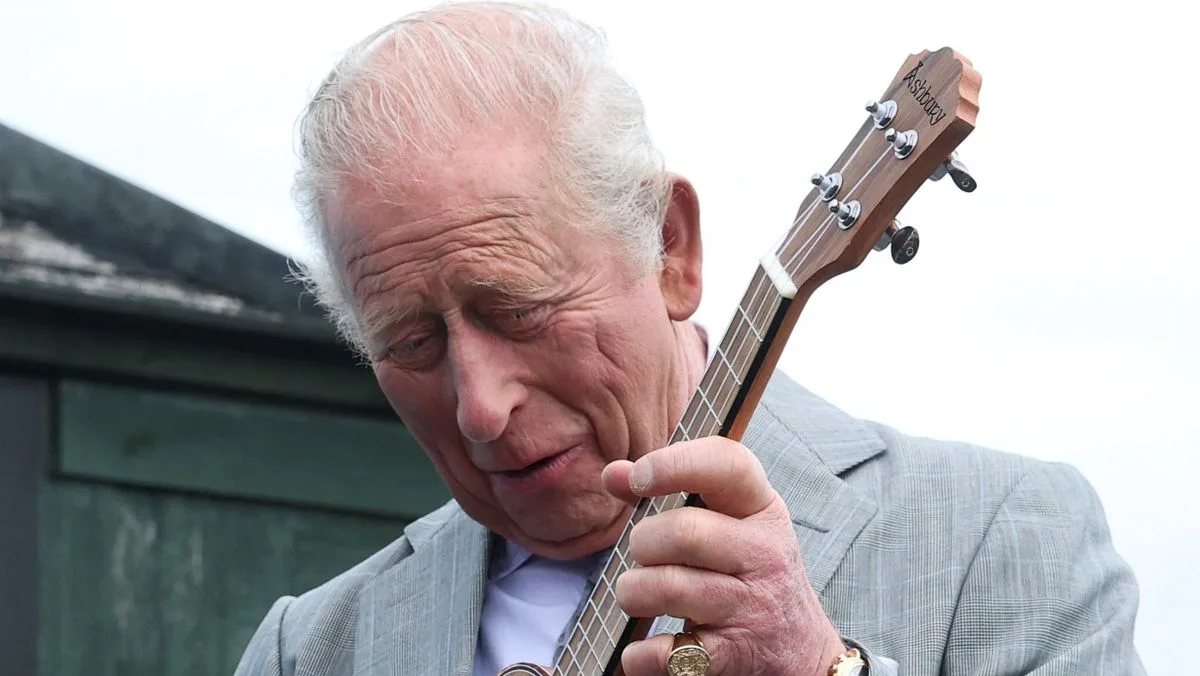 King Charles Jams With Ukulele Orchestra In Northern Ireland