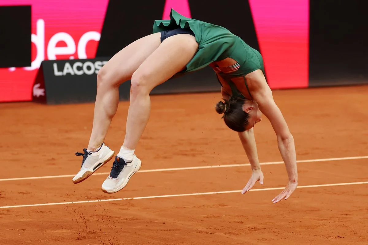 Kostyuk Celebrates Madrid Open Title With Back Handspring