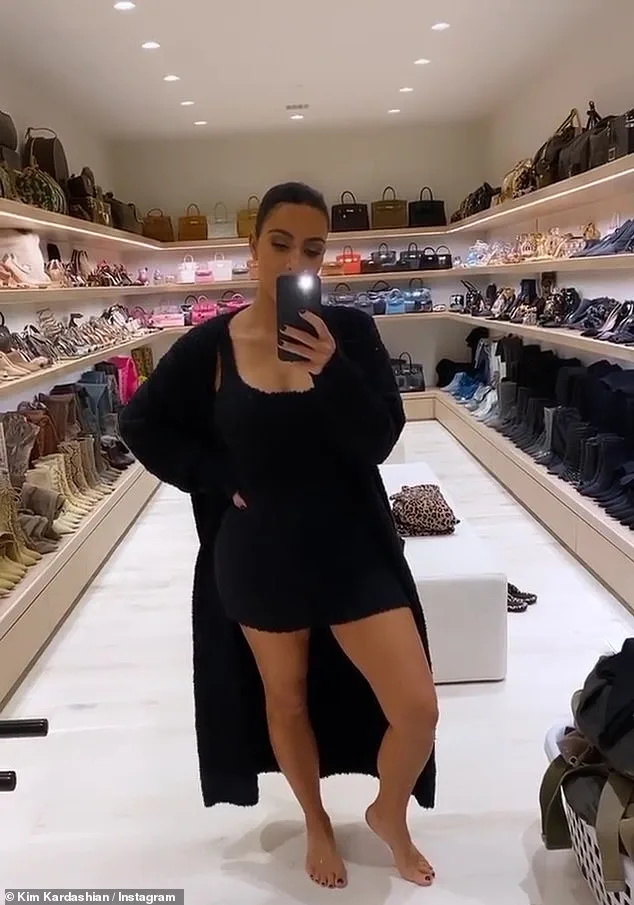 Kim Kardashian Shows Off £1m Walk-In Wardrobe Stuffed with Hermès Birkin Bags