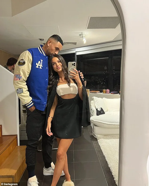 Kyrgios Hints at Engagement to Girlfriend Costeen Hatzi