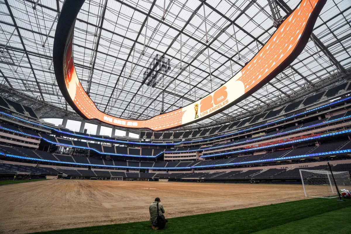 SoFi Stadium pitch still dirt 30 days before World Cup opener