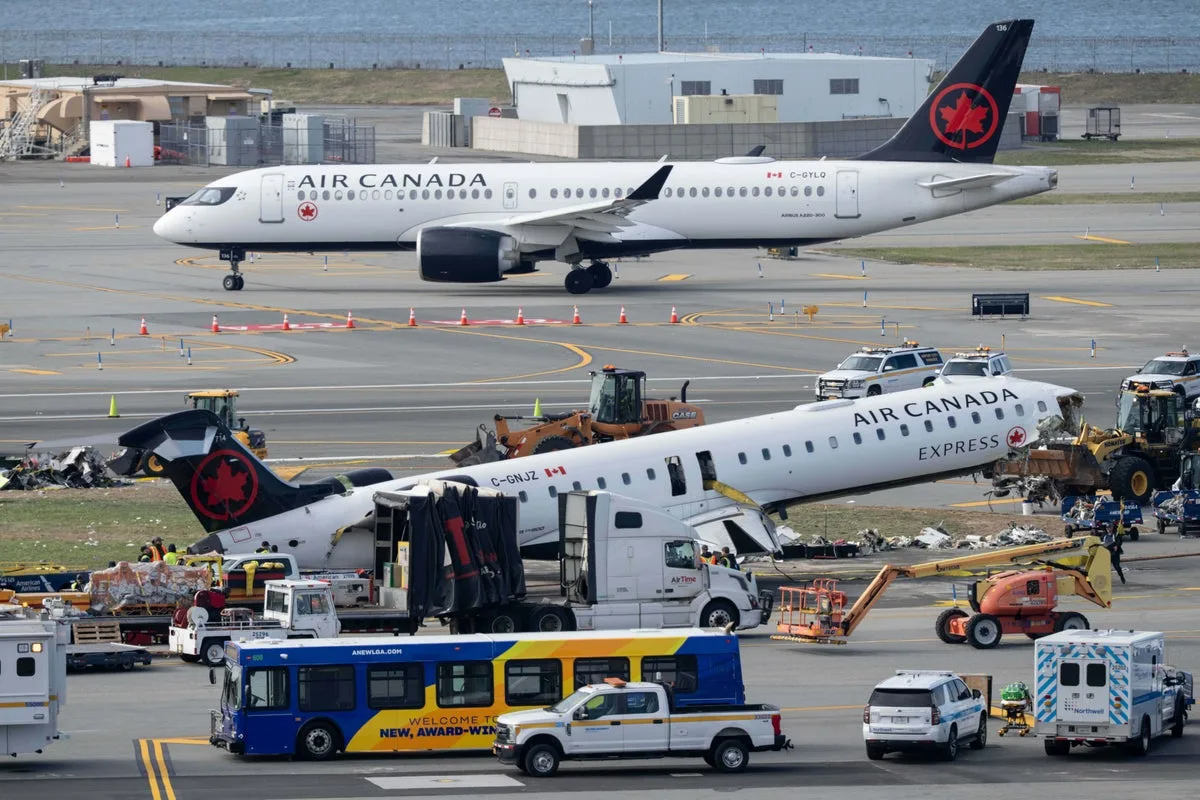 LaGuardia Crash Cleanup Begins as Most Injured Leave Hospital