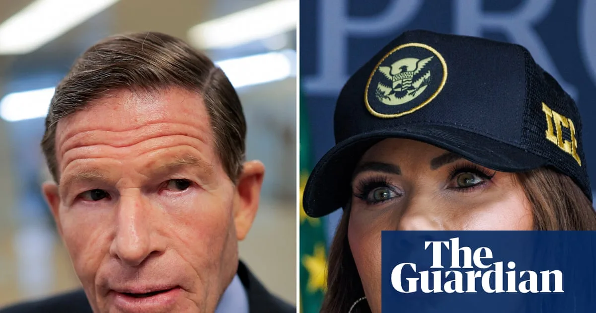 Senator Blumenthal Seeks Perjury Probe into Kristi Noem Over DHS Contracts