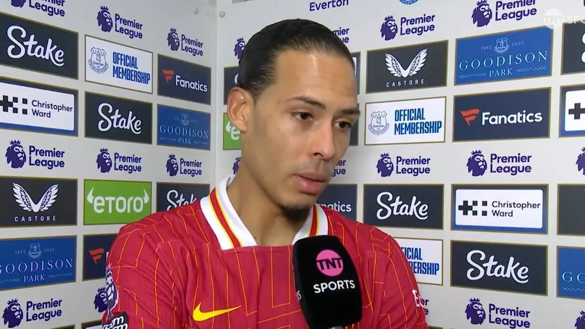 Van Dijk Urges Liverpool to Move On After Controversial Everton Draw