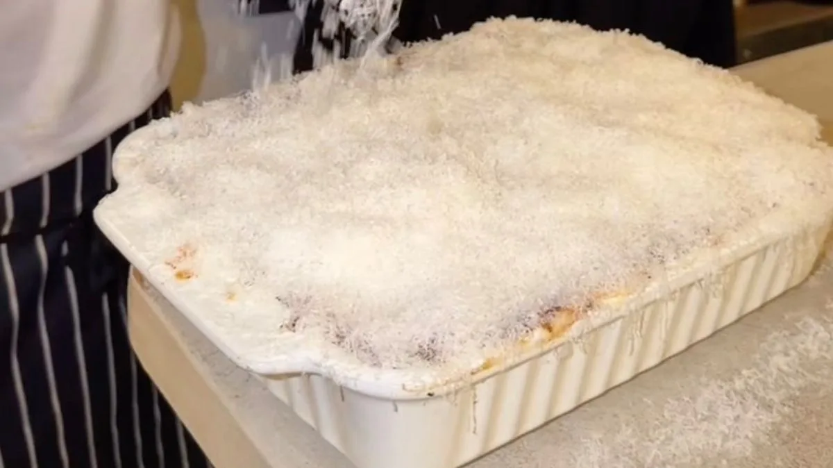 London Restaurant's 2.5kg Lasagne Challenge Foiled by Parmesan