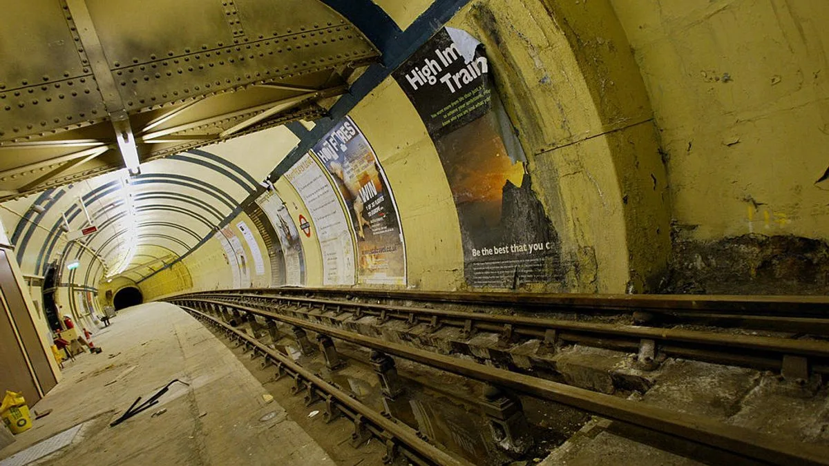 Inside London's Abandoned Aldwych Station: A 'Ghost Station' Frozen in Time