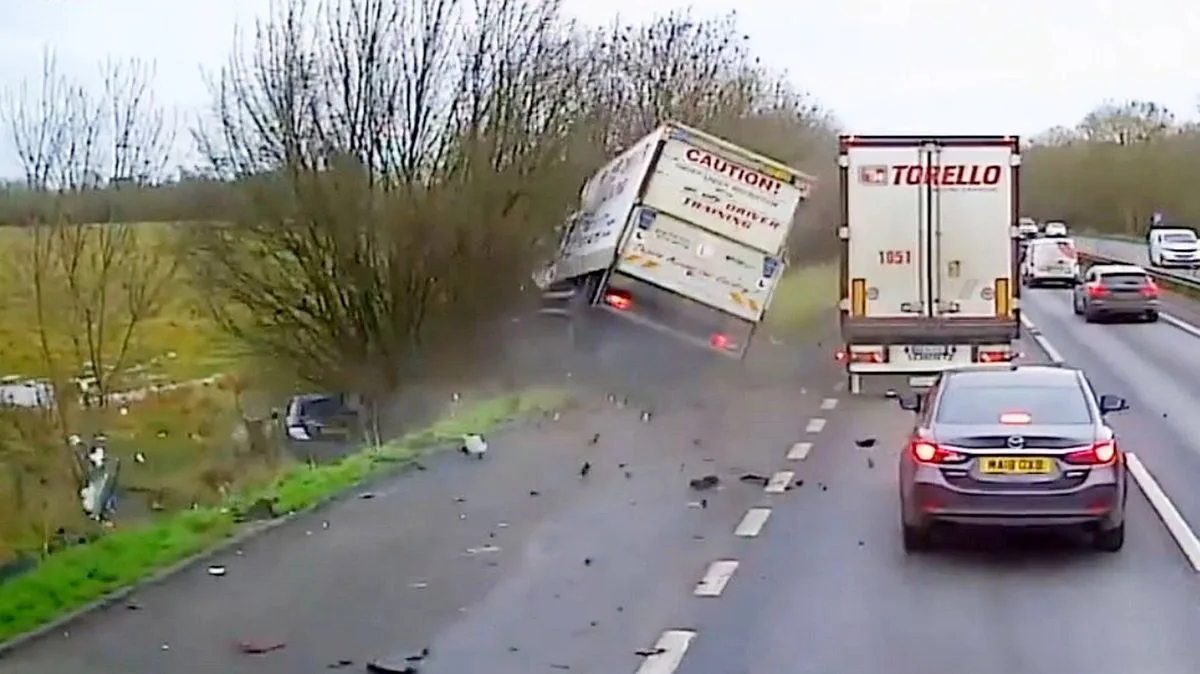 Van Driver Banned After Ploughing Into Layby, Leaving Two Seriously Injured