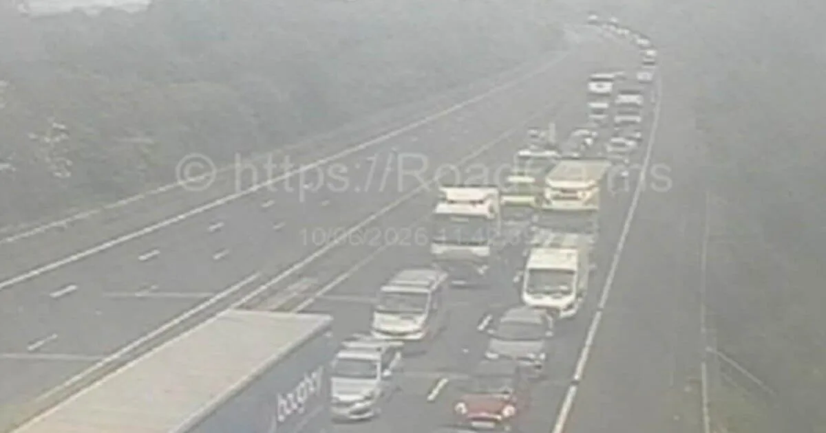 M6 Chaos: Lorry Overturns and Catches Fire in Lancashire