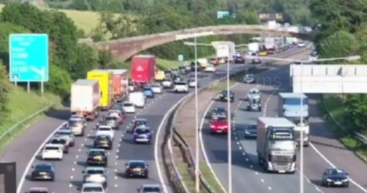 M6 Crash Sparks Major Delays And Partial Closure In Staffordshire