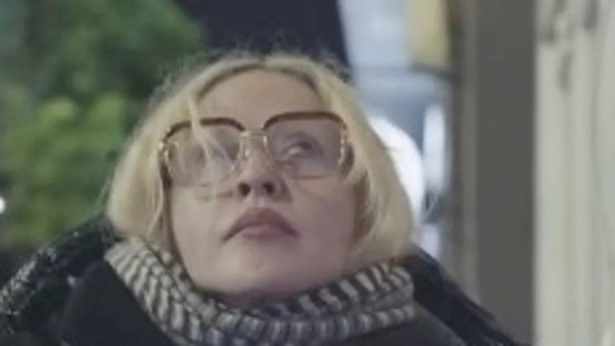 Madonna Plasters Posters for New Album in Shoreditch