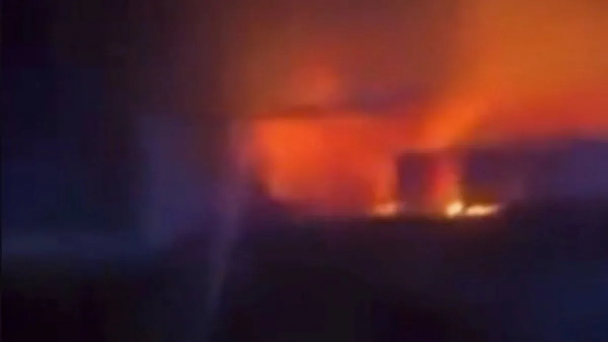 Major Fire at Exeter City's St James Park Stadium