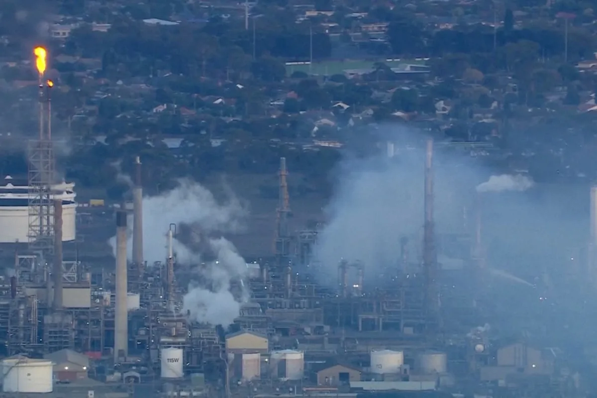Major Fire at Geelong's Corio Oil Refinery Threatens Fuel Supply