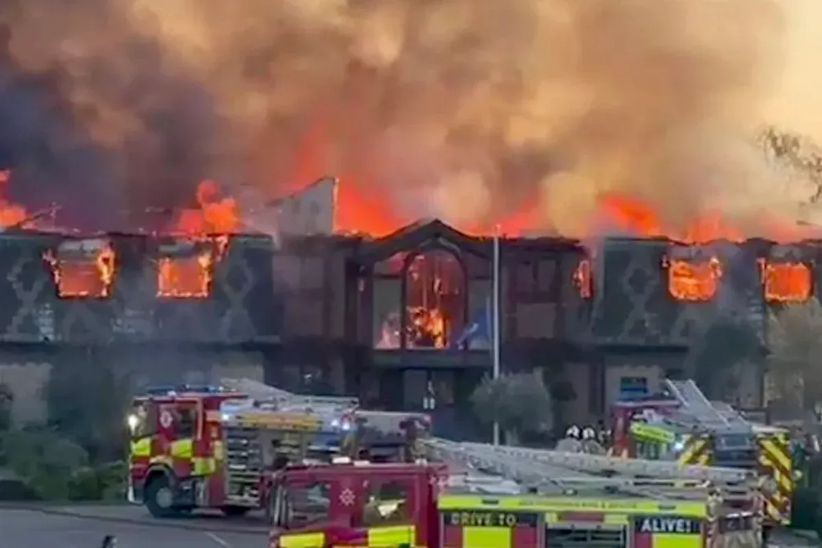 Major Fire Engulfs Historic West Essex Golf Club