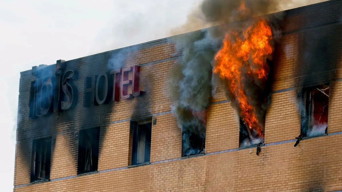 Malaga Hotel Fire Forces Evacuation of Over 100 Guests