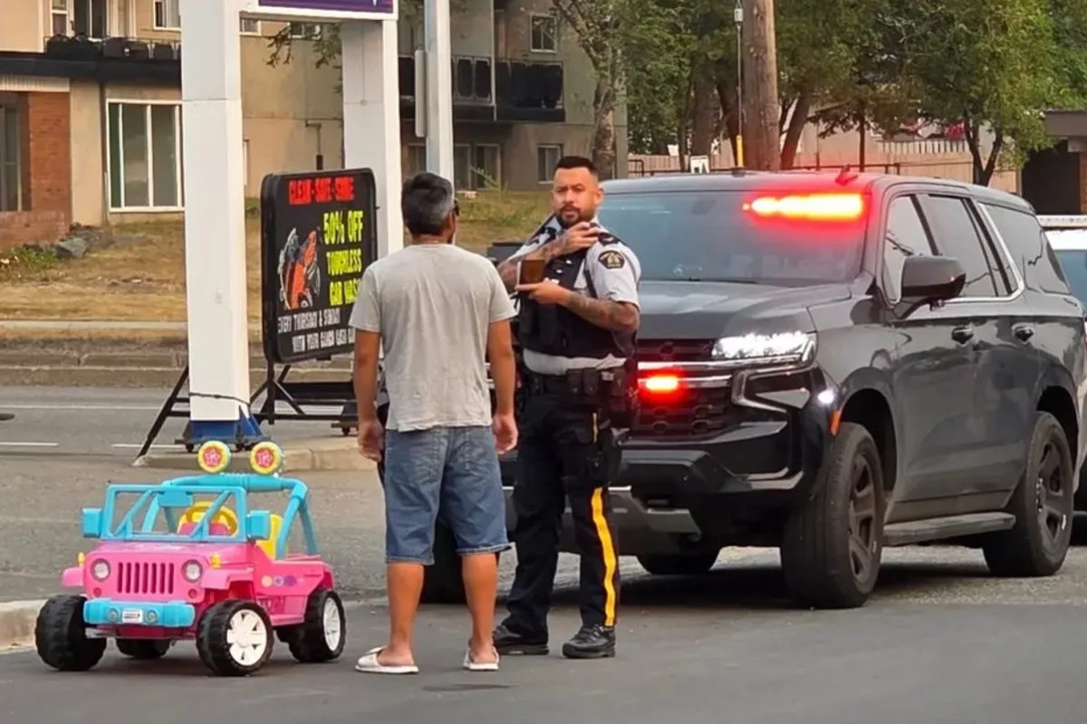 Man Arrested for Driving Child's Barbie Jeep While Over the Limit
