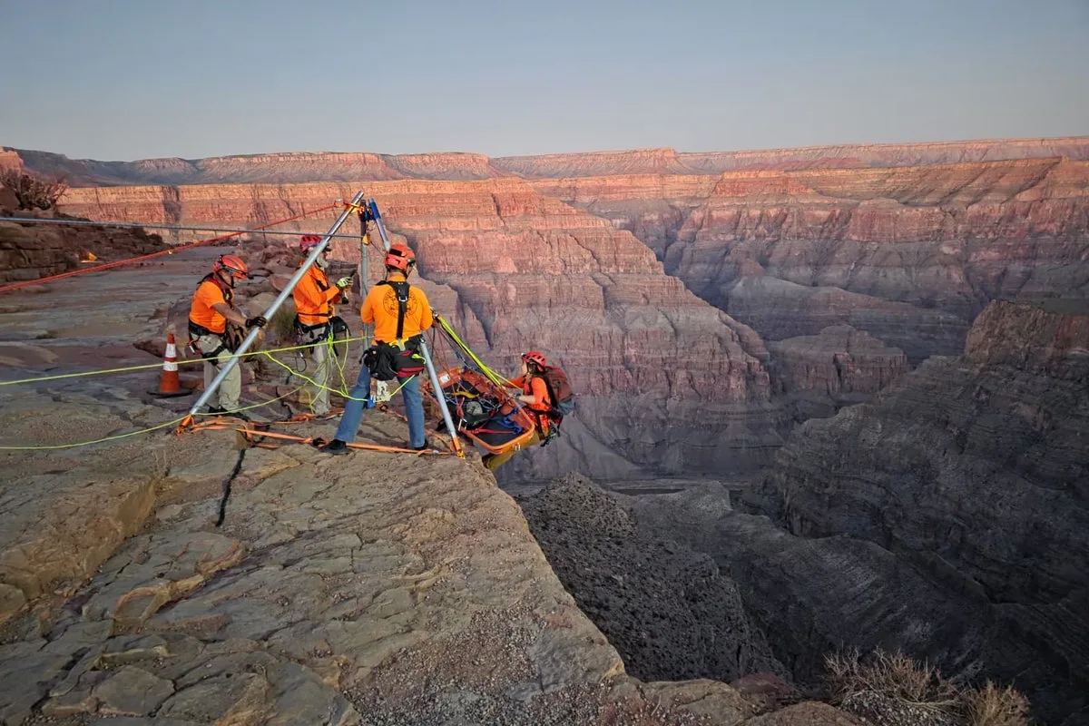 65-Year-Old Man Dies After 130ft Fall at Grand Canyon's Guano Point