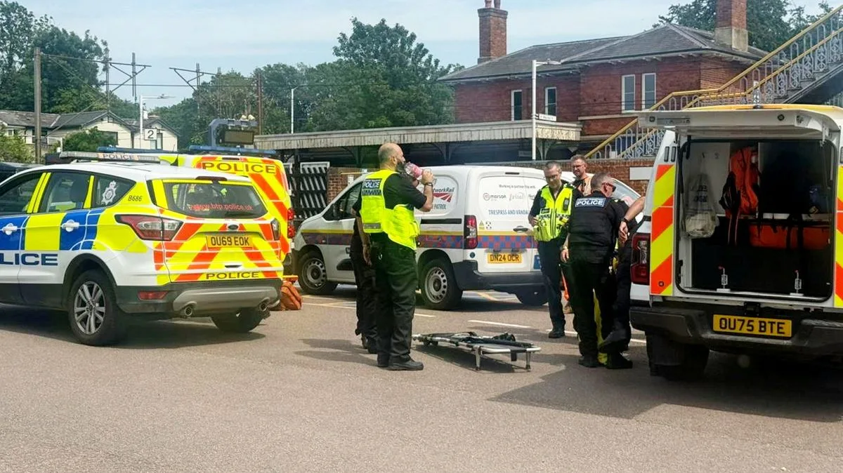 Man Dies After Escaping Custody Van and Being Hit by Train