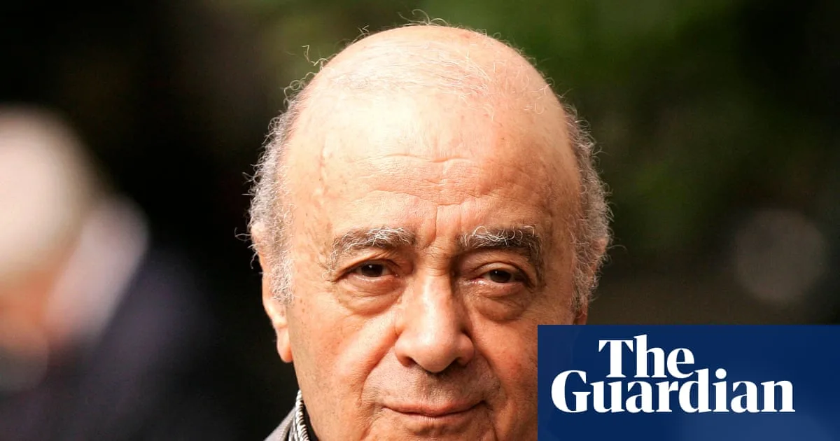 Man Questioned Over Human Trafficking Allegations in Mohamed Al Fayed Case