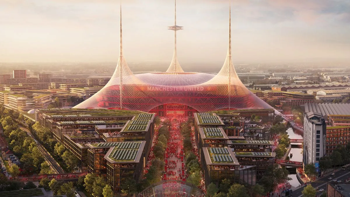 Man Utd unveil £2bn new stadium plan by Norman Foster, Old Trafford to be demolished
