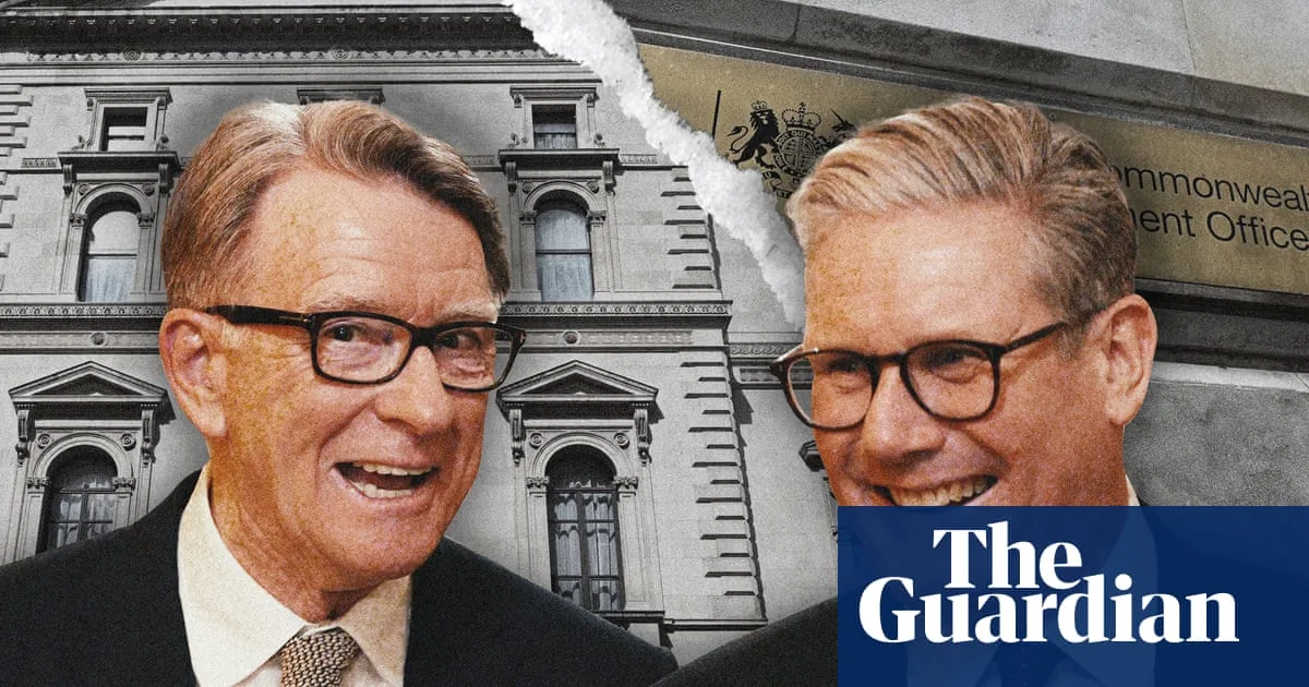Mandelson Failed Security Vetting Over Epstein And China Ties