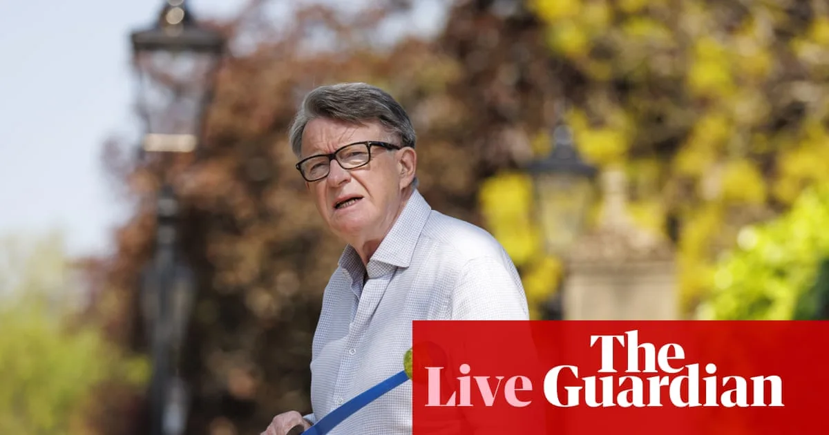 Mandelson Files Reveal WhatsApp Criticism of Starmer's 'Bereft' No 10